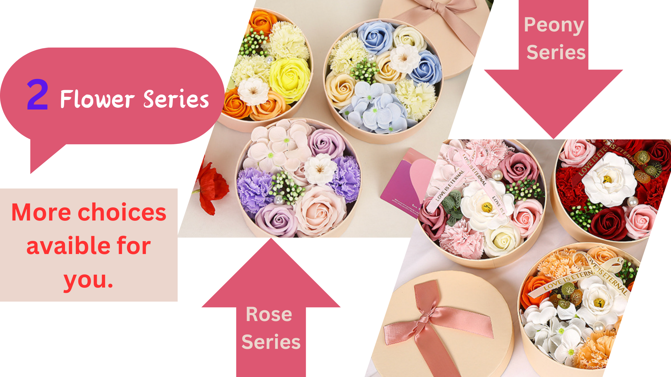 Bath Soap Rose Flower Valentine's Day Gift Floral Scented Flower Shaped Soap Rose Petals Gift Bath Decorative Soap Plant Essential Oil Soap Flowers Gift Box for Women Mom Mother's Day Christmas Gift
